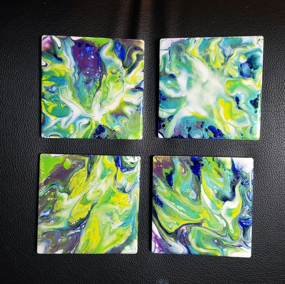 Ceramic coasters - Picture 1 of 9